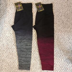 Electric Yoga By Michele Bohbot Crop Legging Bundle Size M/L